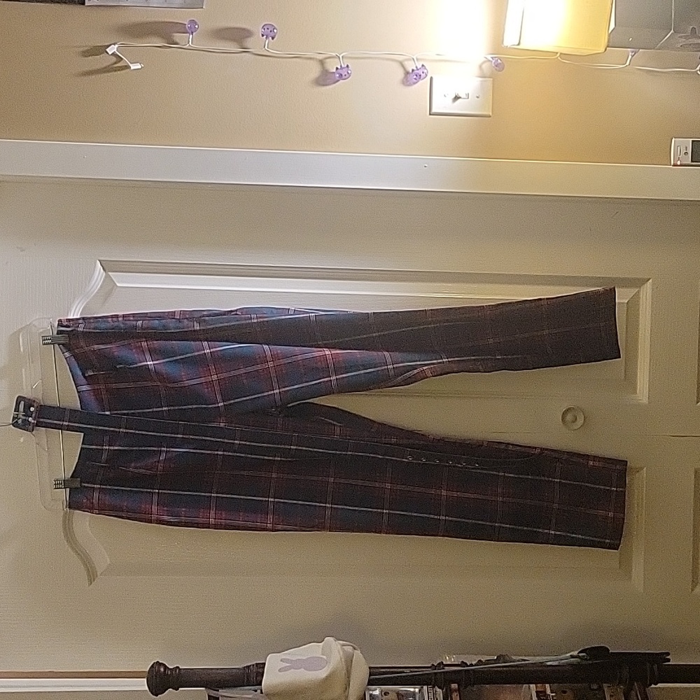 NWT Collectif Thea Lake check trousers